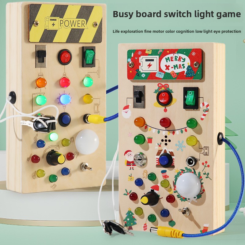 Montessori-Inspired Life Skill - огляд і ціна Montessori Wooden Busy Board Toddler