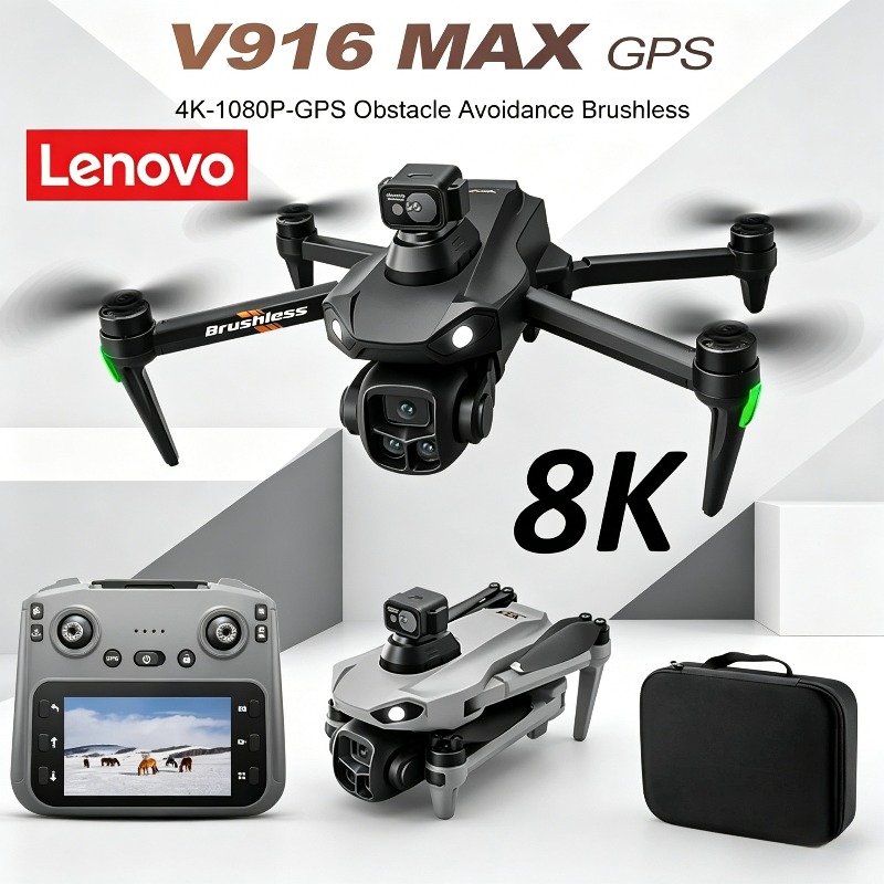 Lenovo V916MAX Professional 8K - огляд і ціна Fpv Brushless Rc Drone 4K