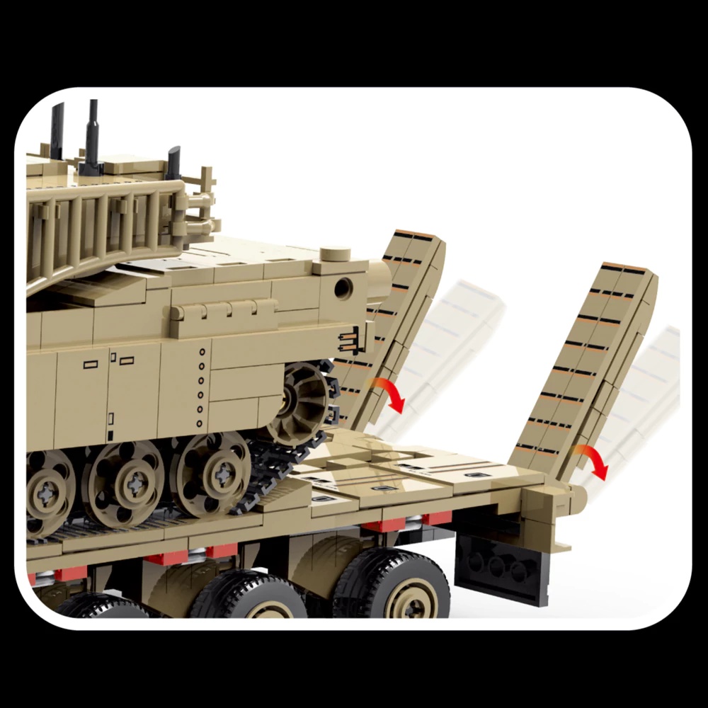 Military WW2 M1070 Armored Veh - огляд і ціна Lego Compatible Military Tank
