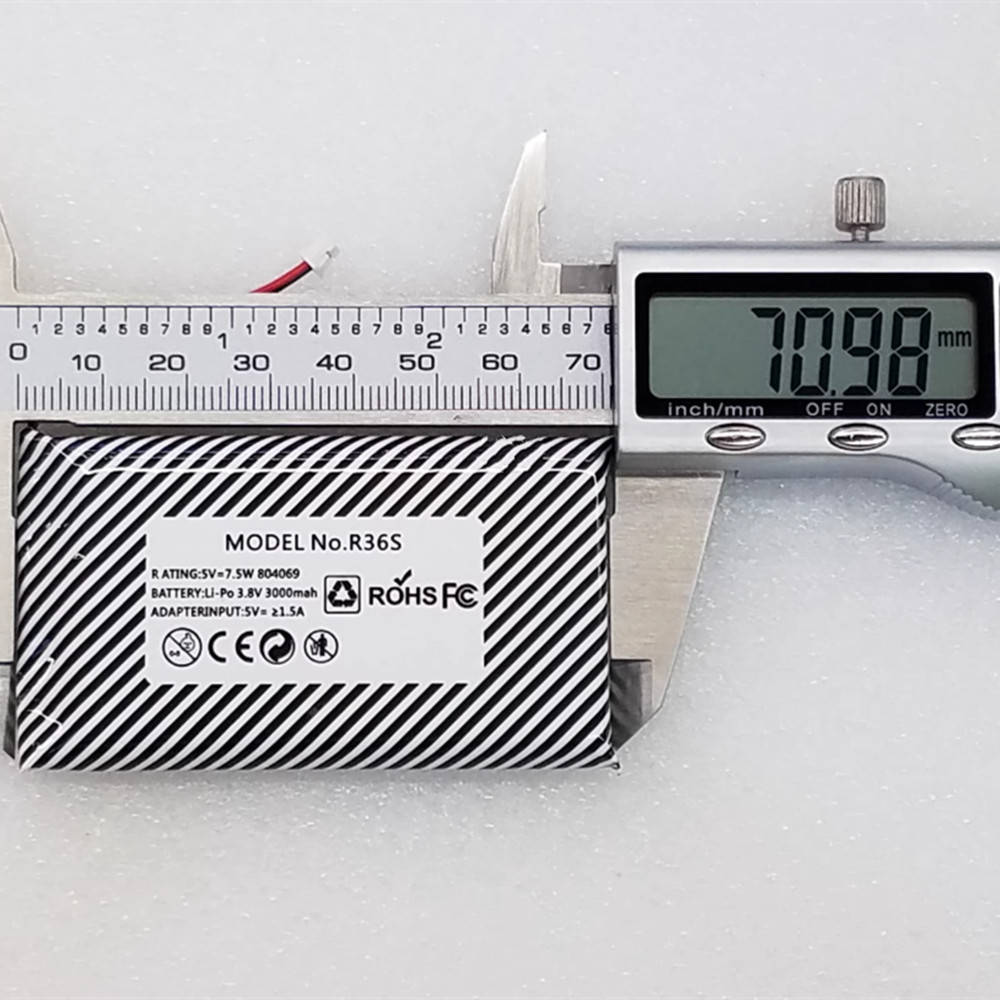 804169 Lithium Polymer Battery - огляд і ціна Retro Handheld Game Console R36S