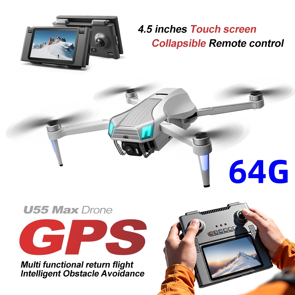 NCZOBOE U55 Drone Professional - огляд і ціна Fpv Brushless Rc Drone 4K