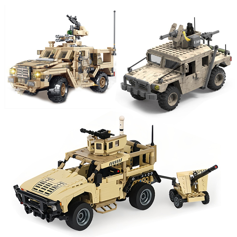 MOC Military Hummer Building B - огляд і ціна Lego Compatible Military Tank
