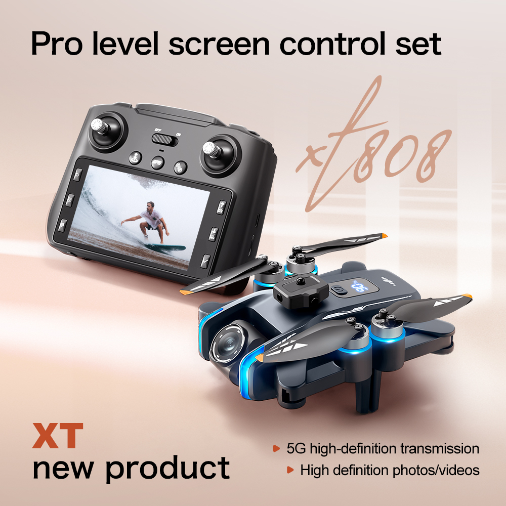 Original XT808 Max GPS Foldabl - огляд і ціна Fpv Brushless Rc Drone 4K