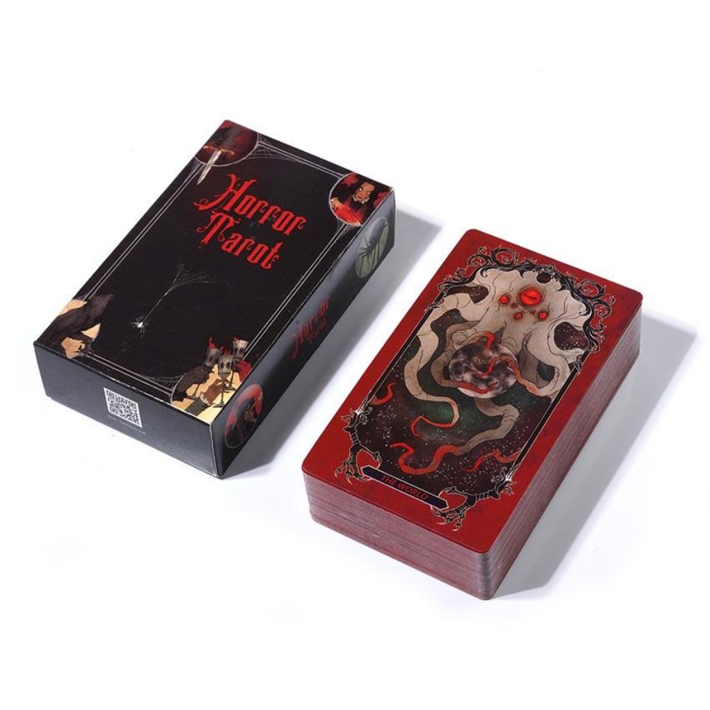 10.3*6cm Horror Tarot Deck Car - огляд і ціна Tarot Cards Deck With Guidebook