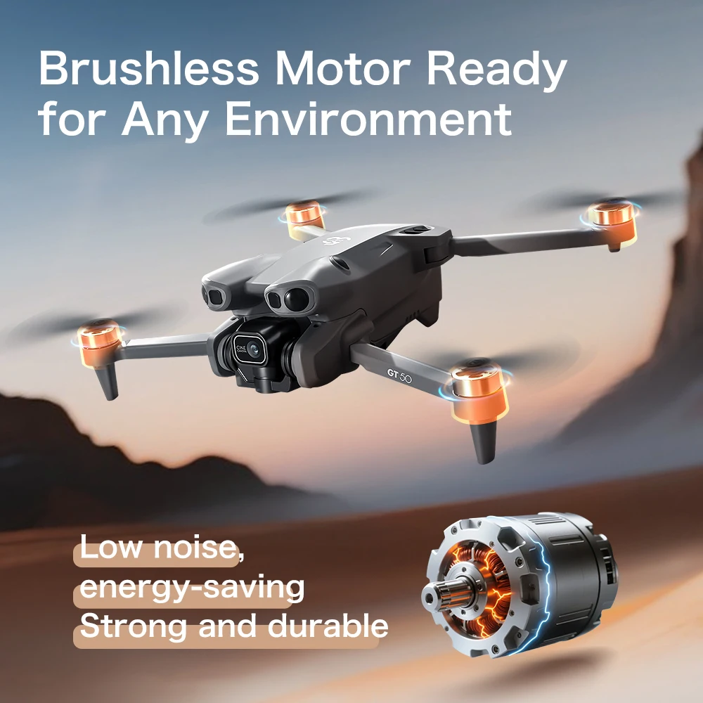 GT50 4K/6K/8K FPV Drone with D - огляд і ціна Fpv Brushless Rc Drone 4K
