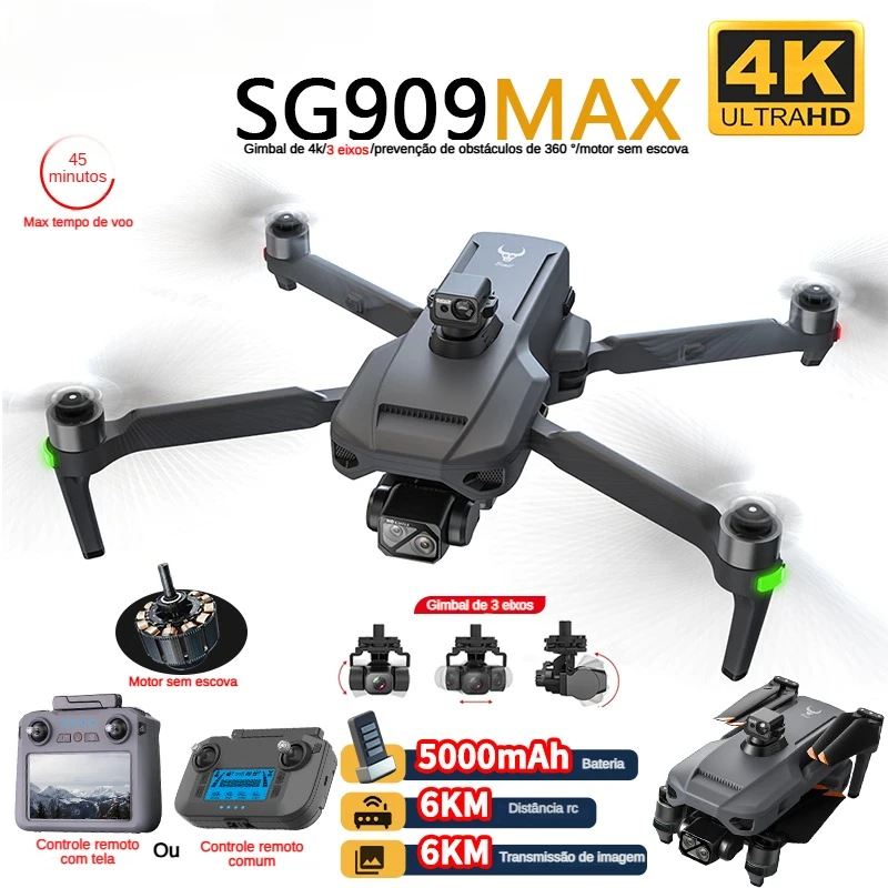 ZLL SG909 SG909MAX Professiona - огляд і ціна Fpv Brushless Rc Drone 4K